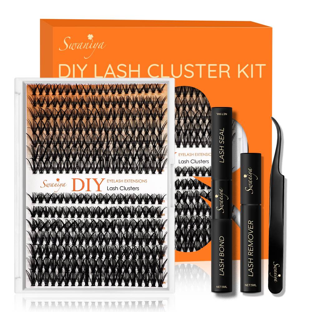 DIY øyenvipputvidelser klynger